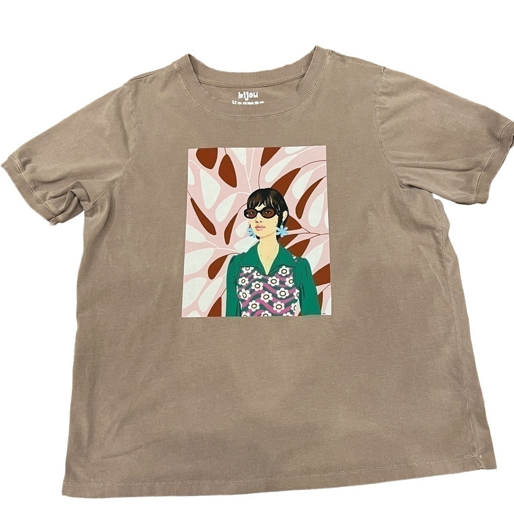 BIJOU Karman X Target Women’s Art Graphic Tee, Size 2X.